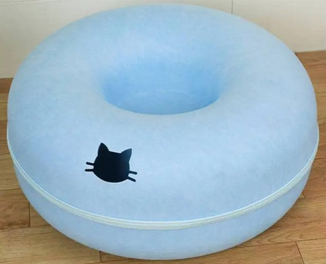 Round Cat Tunnel Bed